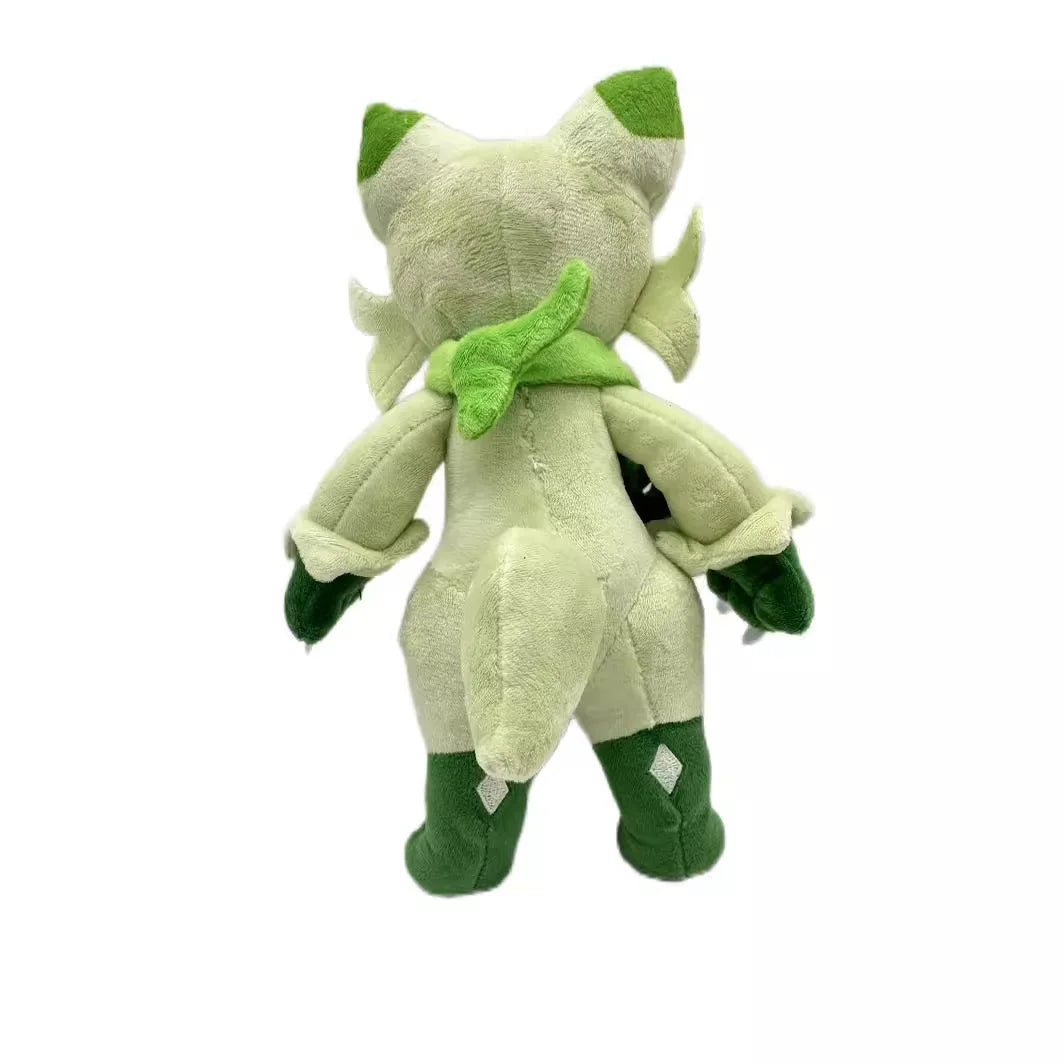 New Leaf Cat Evolution Doll Pokemon Plush Toys Sprigito Floragato Evolution Meowscarada Plush doll children's toy holiday gift