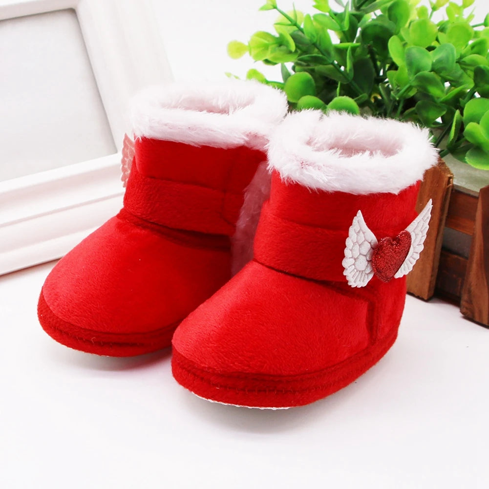 Winter Snow Baby Boots Newborn Warm Booties Soft Sole First Walkers Shoes for Baby Girls Boys Infant Shoes Toddler 0-18Months