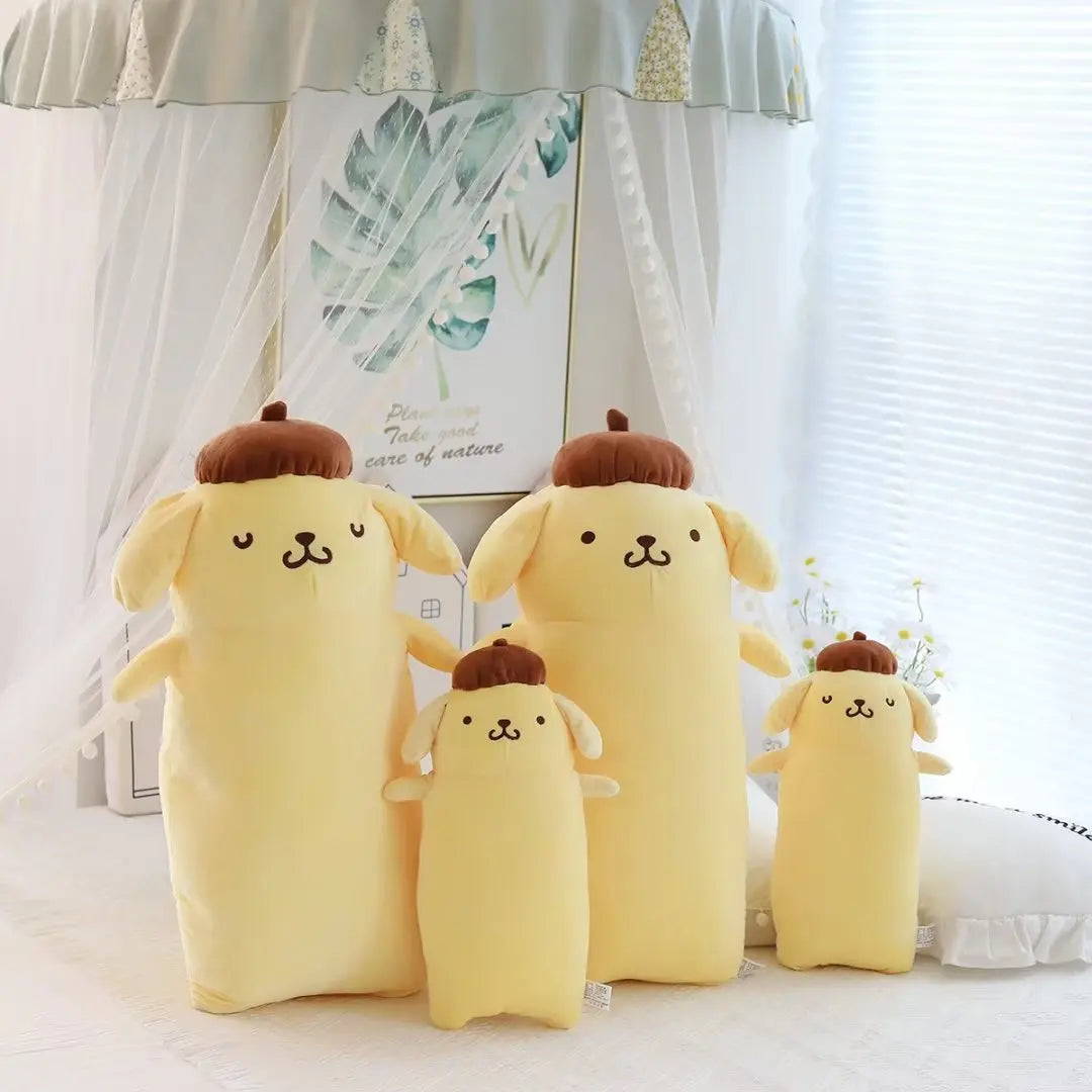 Sanrio 65cm Pom Purin Stuffed Plush Toys Dolls Soft Cushion Pillow Cartoon Kawaii Pom Purin Plush Doll Toys Room Decoration Kids