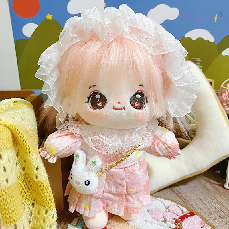 20cm IDol Doll Anime Plush Cotton Dolls with Clothes Cute Stuffed Star Figure Doll Toys Plushies Toys Fans Collection Gifts