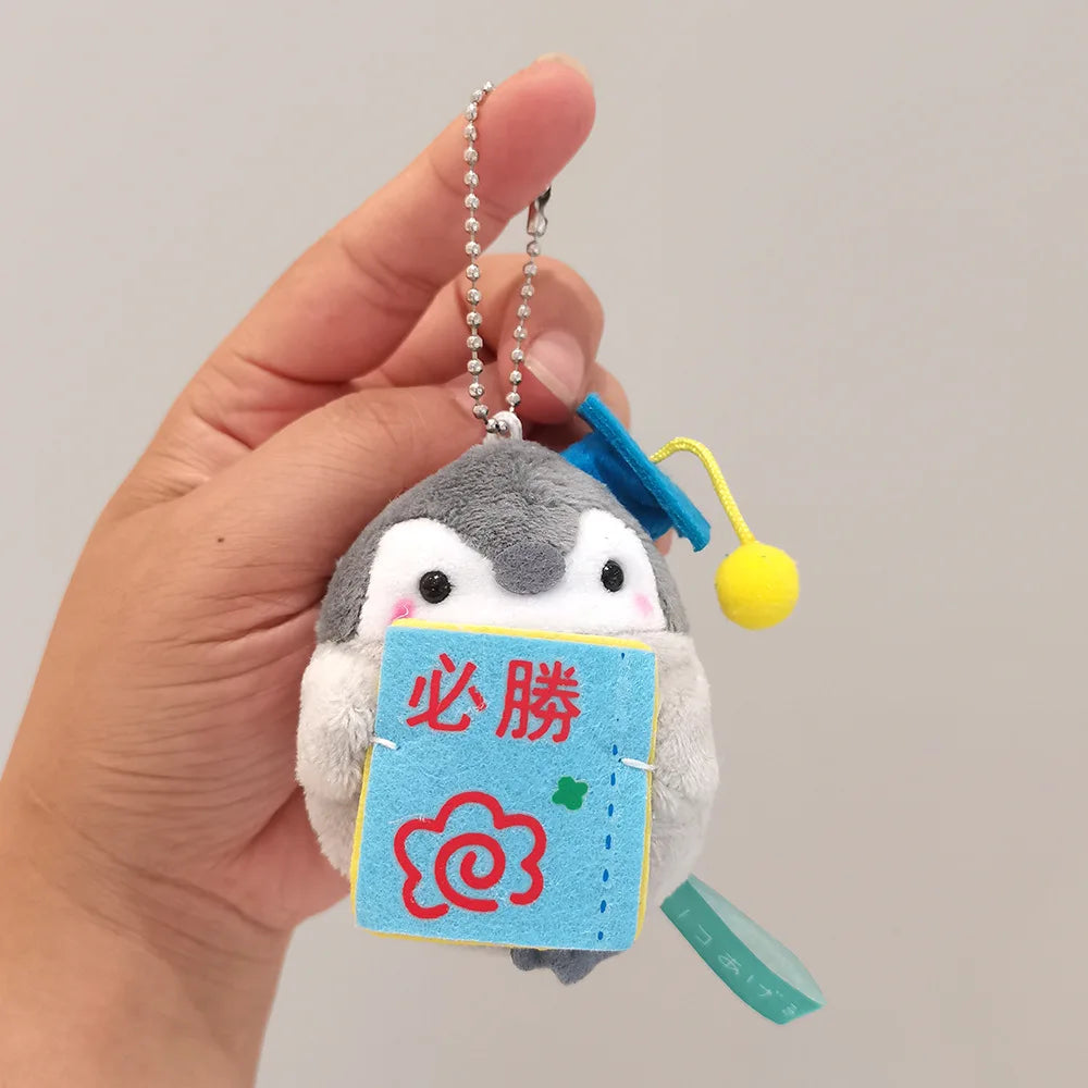 New Positive Energy Penguin penguin family schoolbag plush pendant doll