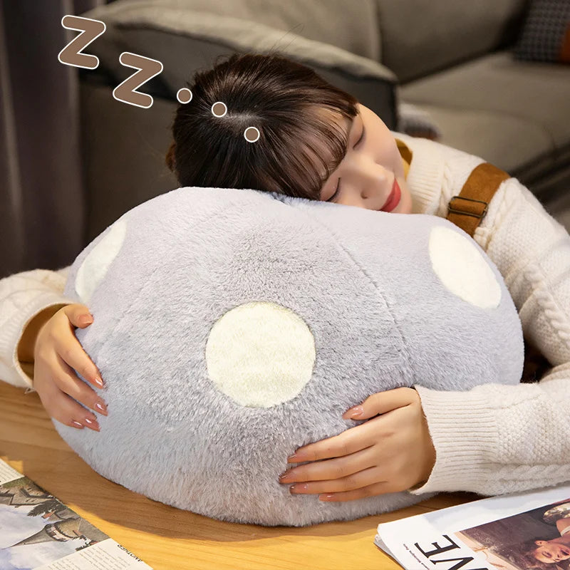 Stuffed Mushroom Head Pillow Sofa Decor Cushion Plush Toy Creative Plants Toy Children's Plushie Doll kawaii Gift for Kids Baby