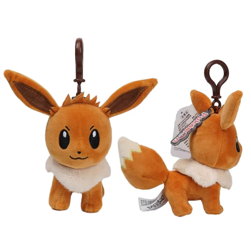 Pokemon Pikachu Mew Squirtle Charmander Kawaii Plush Toy Pendant School Bag Backpack Pendant Key Ring Small Doll Birthday Gift