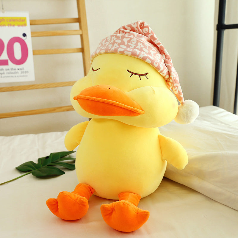 Fashion Personality Rhubarb Duck Doll Pillow - Plushy Mart