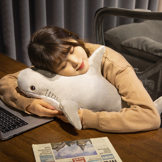 Fashion Simple Shark Throw Pillow Doll Plush Toys - Plushy Mart