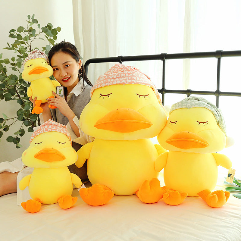Fashion Personality Rhubarb Duck Doll Pillow - Plushy Mart
